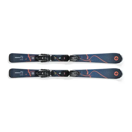 Juniorské lyže na zjazdovku - on piste s viazaním BLIZZARD Anomaly JR + FDT JR 4.5, blue orange