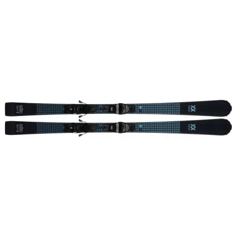 Dámske lyže na zjazdovku - on piste s viazaním VOLKL FLAIR 7.2 BLK TEA + FDT TP 10 80MM (w o PLATE)