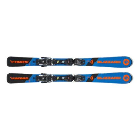 Juniorské lyže na zjazdovku - on piste s viazaním BLIZZARD Firebird JR + FDT JR 4.5