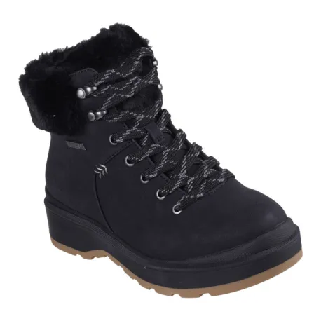 Dámske členkové zimné topánky SKECHERS Park City black black