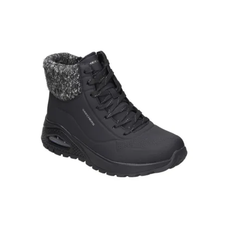 Dámske členkové zimné topánky SKECHERS Uno Rugged Darling Daze black black
