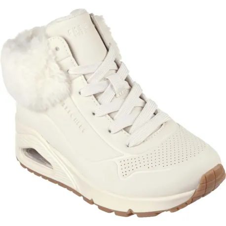 Dievčenské členkové zimné topánky SKECHERS Uno Fall Air natural