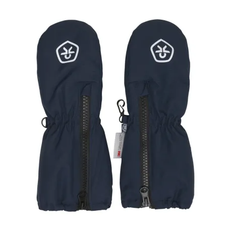 Detské lyžiarske rukavice COLOR KIDS Mittens Long W. Zipper -741926.7850-Total Eclipse
