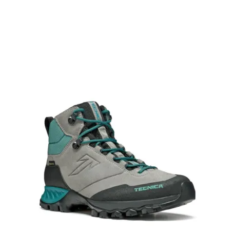 Dámska členková turistická celokožená obuv TECNICA Granit MID GTX Ws, sf grey lt petrol