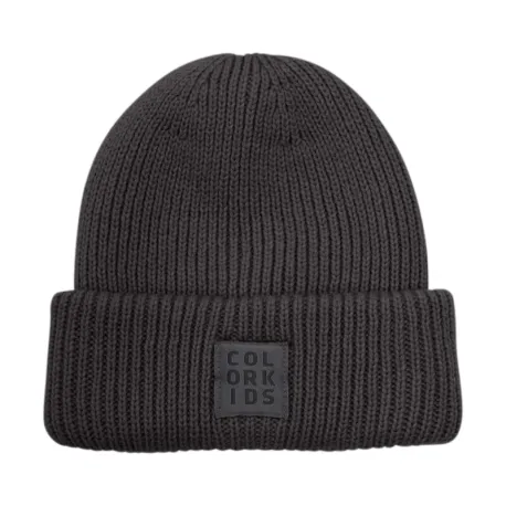 Detská zimná čiapka COLOR KIDS Beanie W. Wool-1919-Phantom