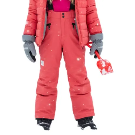 Dievčenské lyžiarske nohavice COLOR KIDS Ski Pants W. Pockets-5380-Diva Pink