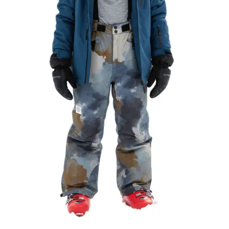 Detské lyžiarske nohavice COLOR KIDS Ski Pants - AOP -7842-Stormy Weather