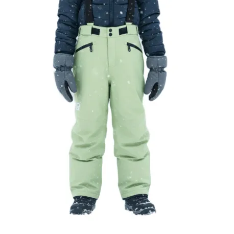 Detské lyžiarske nohavice COLOR KIDS Ski Pants W. Pockets-9303-Shadow Lime