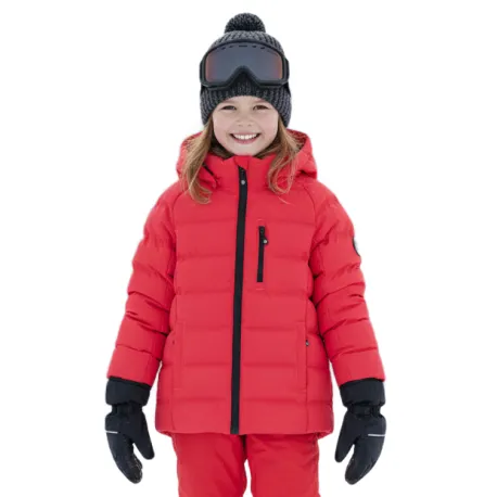 Dievčenská lyžiarska bunda COLOR KIDS Ski Jacket - Quilt-5380-Diva Pink