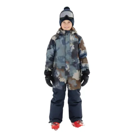 Detský zimný overal COLOR KIDS Coverall - AOP-7842-Stormy Weather