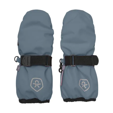 Detské lyžiarske rukavice palčiaky COLOR KIDS Mittens - Waterproof-7842-Stormy Weather