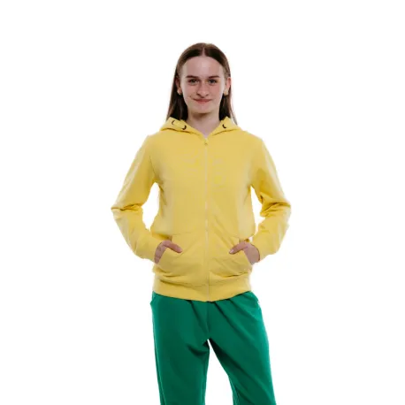 Dievčenská mikina so zipsom AUTHORITY H-TEEN ZIP G yellow