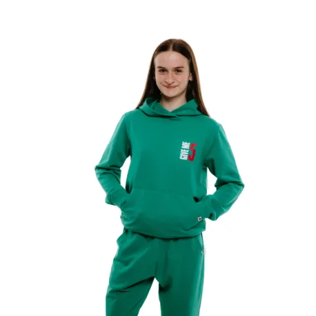 Dievčenská mikina s kapucňou AUTHORITY H-TRENDY G green