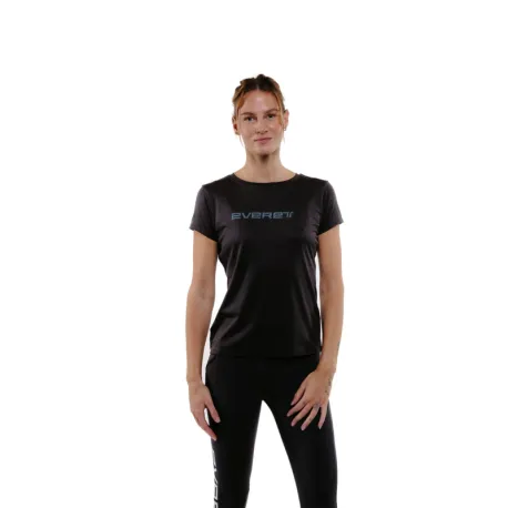 Dámske turistické tričko s krátkym rukávom EVERETT TecaShirt W antracit melange