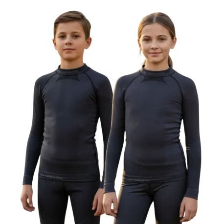 Juniorské termo tričko s dlhým rukávom BLIZZARD Essential long sleeve junior, anthracite