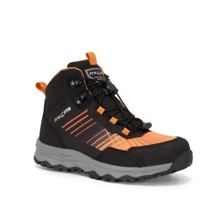 Chlapčenská členková turistická obuv TREZETA Blast WP K black orange