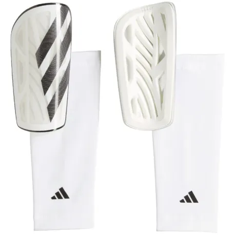 Futbalový chránič ADIDAS TIRO SG LGE WHITE BLACK SILVMT