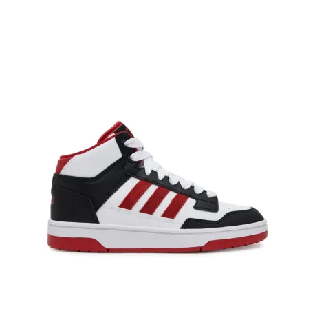 Chlapčenská vychádzková obuv ADIDAS Rapid Court Mid Jr core black red cloud white