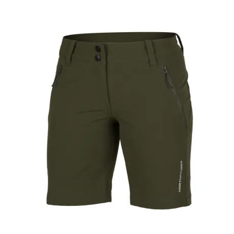 Dámske turistické kraťasy NORTHFINDER CHANDRA-300darkgreen
