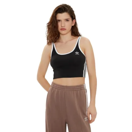Dámske tielko ADIDAS ORIGINALS 3S BRA TOP-BLACK WHITE