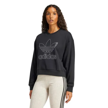 Dámska mikina ADIDAS ORIGINALS SNAKE CREW-BLACK