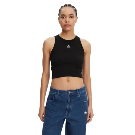 Dámske tielko ADIDAS ORIGINALS ESS RIB TANK-BLACK