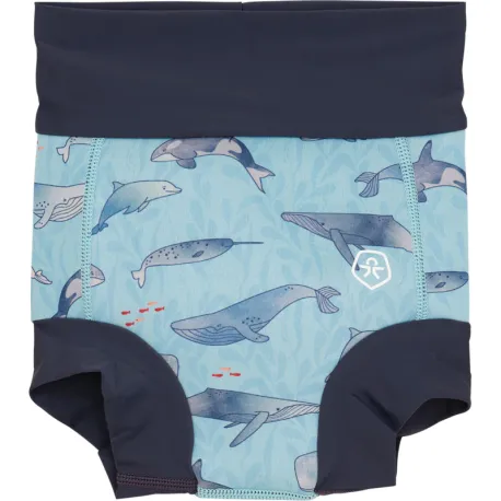 Detské plavky spodný diel COLOR KIDS Trunks AOP-7148-Blue