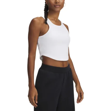 Dámske tielko UNDER ARMOUR UA Rival Rib Tank-WHT