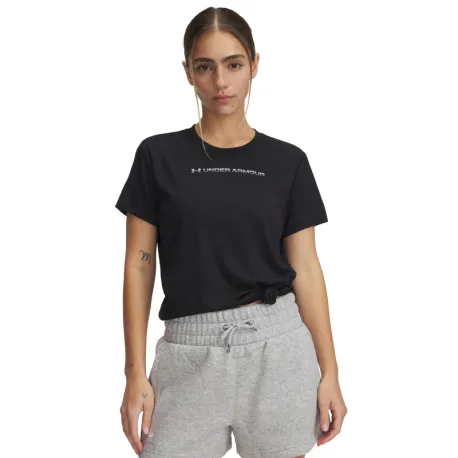 Dámske tréningové tričko s krátkym rukávom UNDER ARMOUR UA TECH PTH GRAPHIC SSC-BLK
