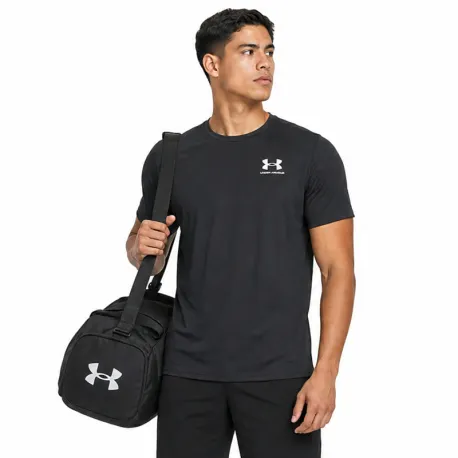 Pánske kompresné tričko s krátkym rukávom UNDER ARMOUR UA Heatgear Fitted SS-BLK