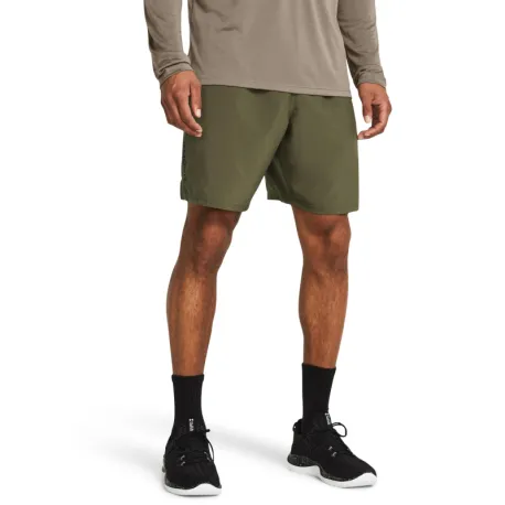 Pánske tréningové kraťasy UNDER ARMOUR UA Tech Woven Wordmark Short-GRN