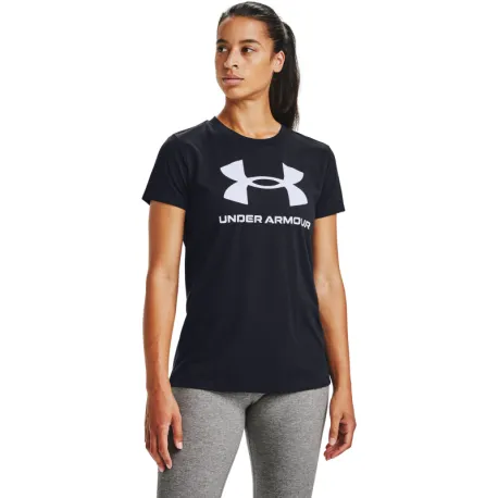 Dámske tričko s krátkym rukávom UNDER ARMOUR Live Sportstyle Graphic SSC-BLK