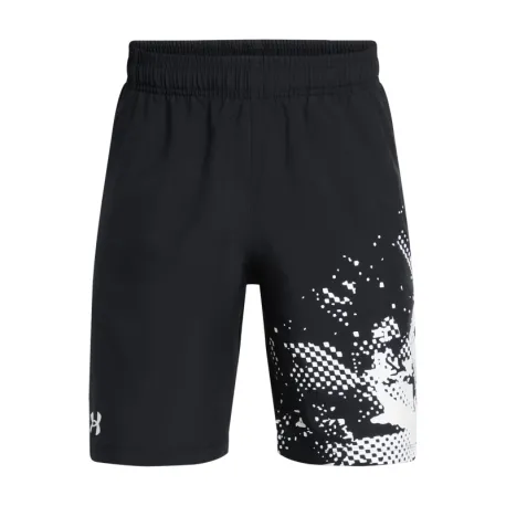 Chlapčenské tréningové kraťasy UNDER ARMOUR UA Tech Woven Graphic Short-BLK
