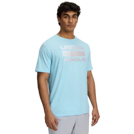 Pánske tričko s krátkym rukávom UNDER ARMOUR UA TEAM ISSUE WORDMARK SS-BLU