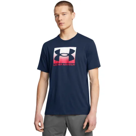 Pánske tričko s krátkym rukávom UNDER ARMOUR UA M BOXED SPORTS UPDATED SS-BLU