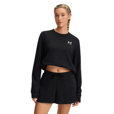 Dámska mikina UNDER ARMOUR UA Rival Terry Crew-BLK