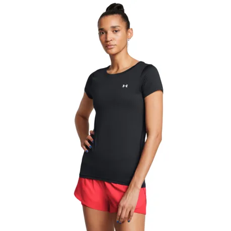 Dámske tréningové tričko s krátkym rukávom UNDER ARMOUR Tech Mesh SS-BLK