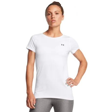 Dámske tréningové tričko s krátkym rukávom UNDER ARMOUR Tech Mesh SS-WHT