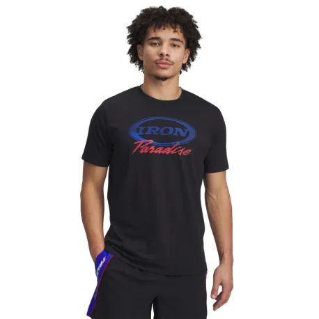 Pánske tričko s krátkym rukávom UNDER ARMOUR Iron SS-BLK