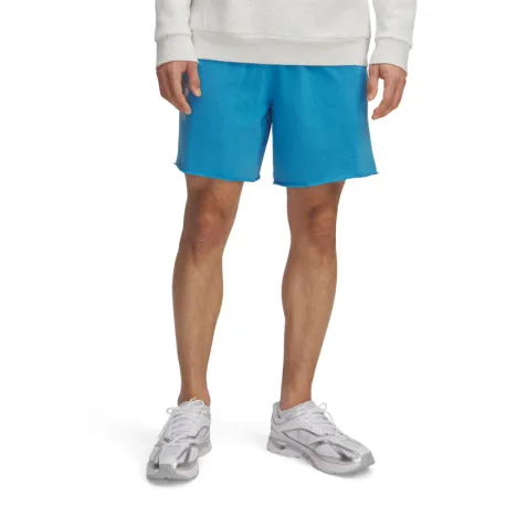 Pánske teplákové kraťasy UNDER ARMOUR UA Rival TerryLogo8inShort-BLU
