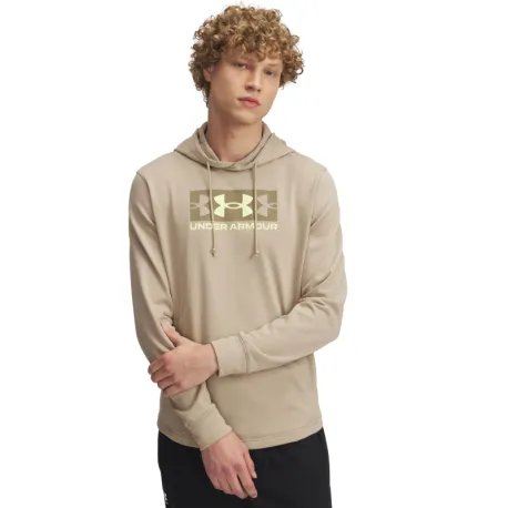 Pánska mikina s kapucňou UNDER ARMOUR UA Rival Terry Logo Hood-BRN