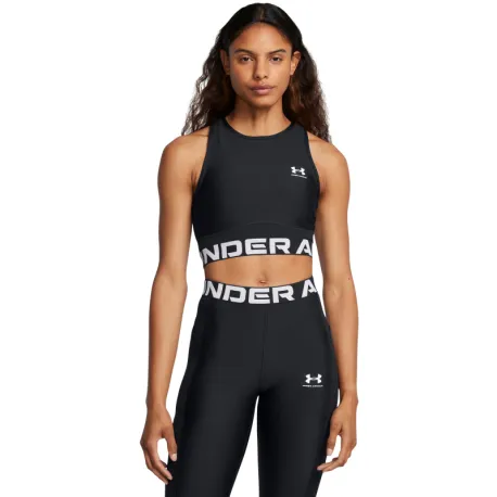 Dámske tréningové tielko UNDER ARMOUR HeatGear Rib Tank-BLK