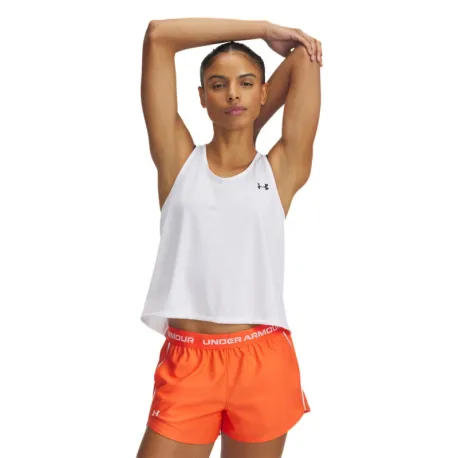 Dámske tréningové tielko UNDER ARMOUR Tech Swing Tank-WHT