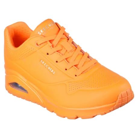 Dámska rekreačná obuv SKECHERS Uno Night Shades neon orange