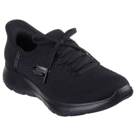Dámska rekreačná obuv SKECHERS Summits - New Daily Slip-Ins black