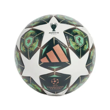 Futbalová lopta ADIDAS UCL COM WHITE SHAGRN SSLIME