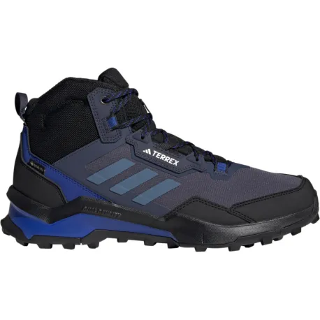 Pánska členková turistická obuv ADIDAS Terrex AX4 Mid GTX M shadow navy wonder steel semi lucid blue