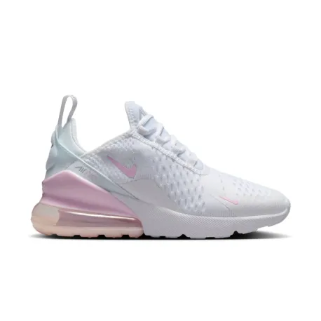 Dievčenská rekreačná obuv NIKE Air Max 270 Jr white light smoke grey pink foam