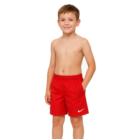 Chlapčenské plavky NIKE SWIM VOLLEY SHORT BOYS-UNIVERSITY RED