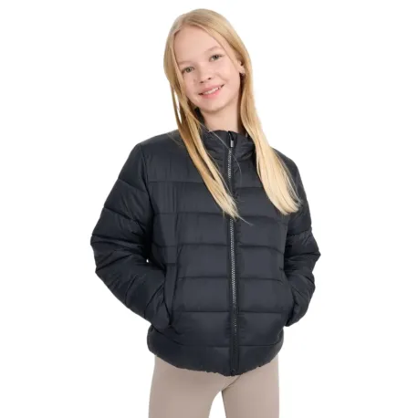 Dievčenská bunda 4F JUNIOR DOWN JACKET-JWSS25TDJAF515-20S-BLACK